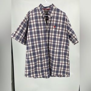 Cinch men’s button down‎ shirt, size large